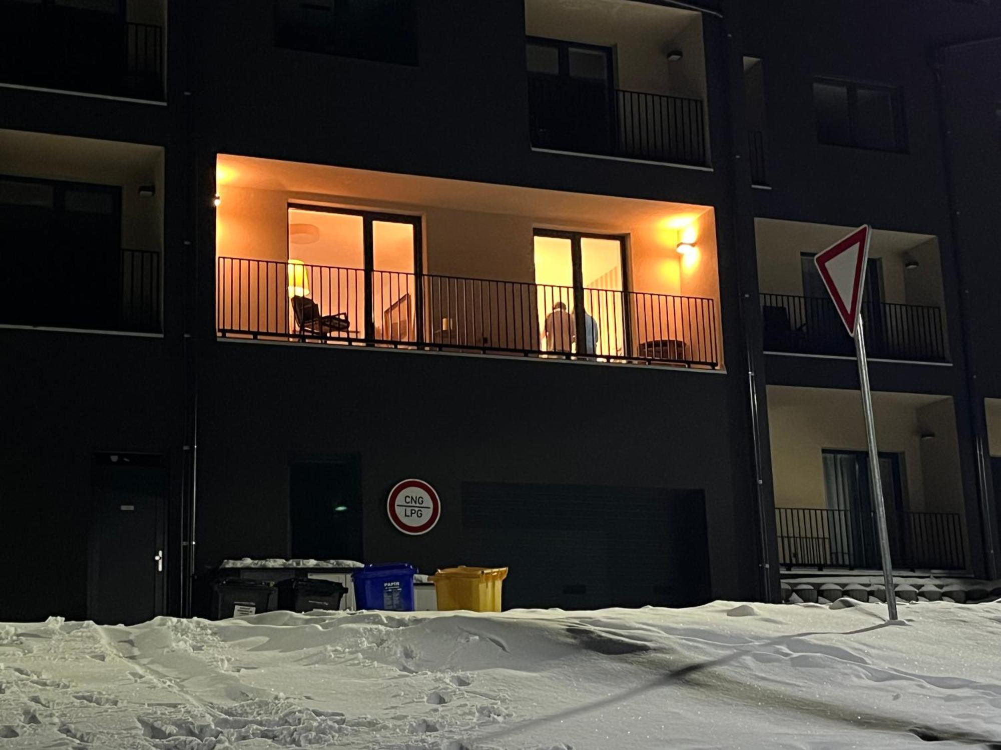 Apartman Hruska Černý Dŭl Exterior foto